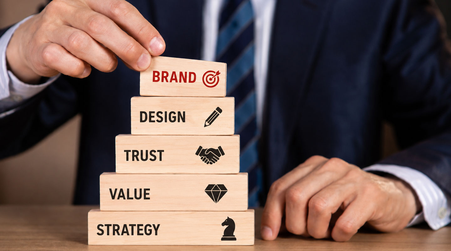 3D isometric illustration showing the 5 stages of private label: Idea, Sourcing, Manufacturing, Packaging, and Shipping.